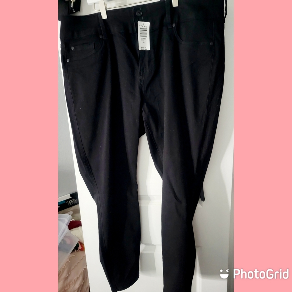 Black jeggings